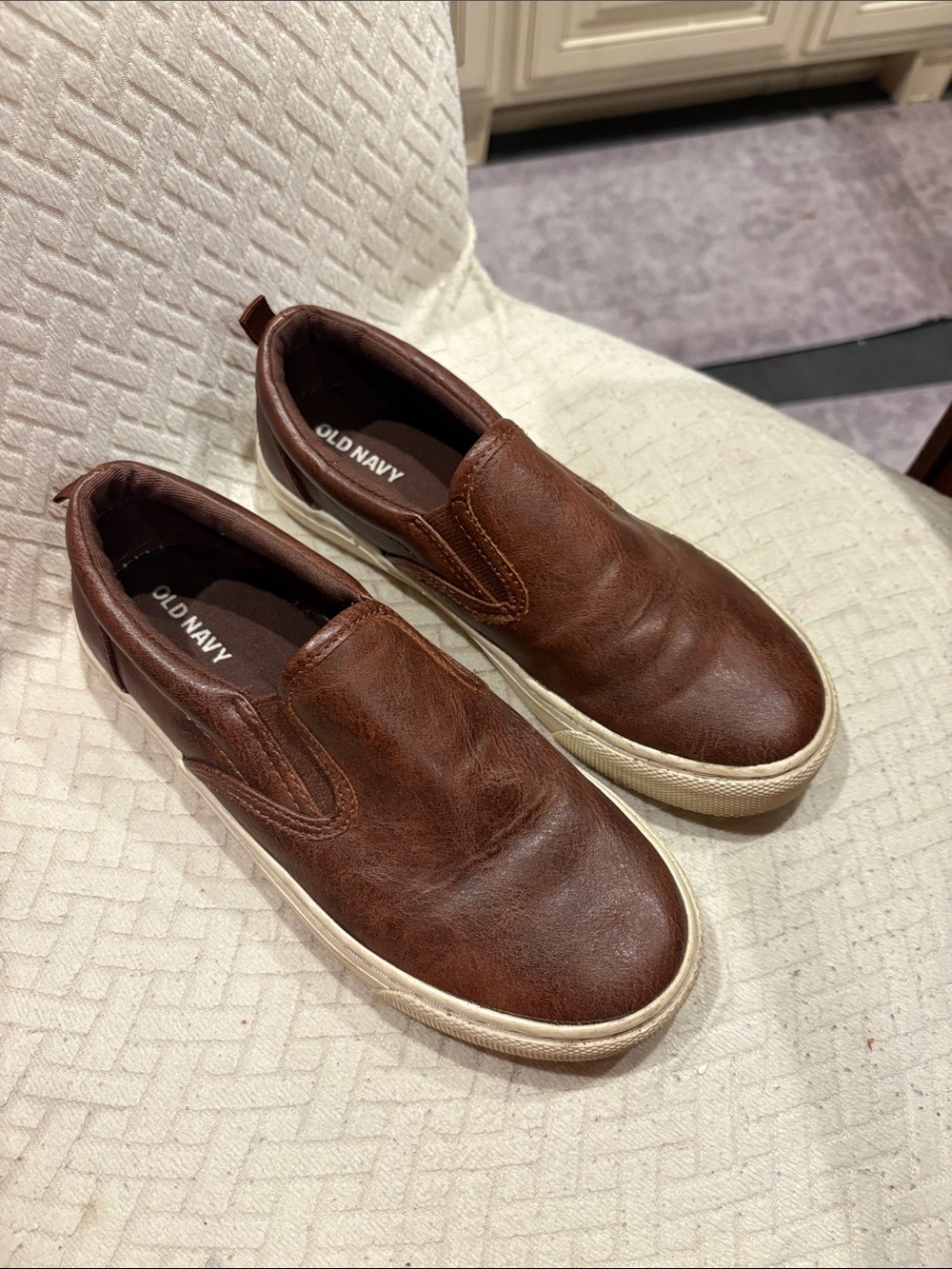 Old Navy Brown Slip-On Casual Loafers